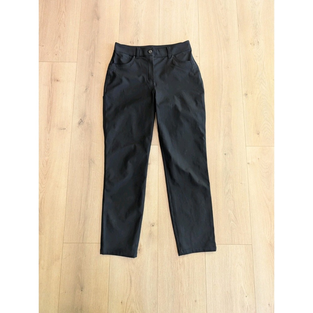 Lululemon City Sleek 5 Pocket 7/8 Pant Black Size 6 Warpstreme Gorpcore Casual